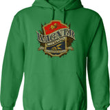 Beer Wagner Brewing Co Hoodie - Retro Graphic Pullover Hoodie for Men & Women - Green
