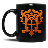 Belmont Family Crest Black Coffee Mug, Gift Coffee Mug
