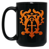 Belmont Family Crest Black Coffee Mug, Gift Coffee Mug - Black