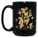 Bendy and The Ink Machine Essential Black Coffee Mug, Gift Coffee Mug - Black