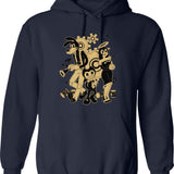 Bendy and The Ink Machine Essential T-Hoodie Graphic Pullover Hoodie - Navy