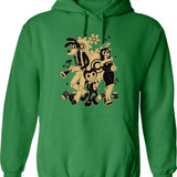 Bendy and The Ink Machine Essential T-Hoodie Graphic Pullover Hoodie - Green