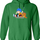 Benjamin Et Romeo Giuliano Hoodie - Retro Graphic Pullover Hoodie for Men & Women - Green