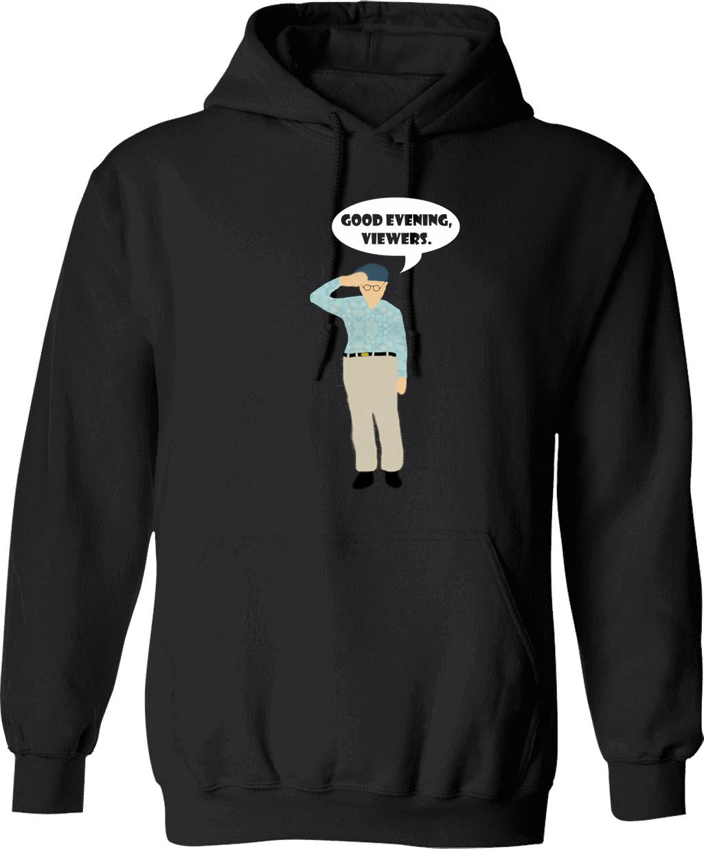 Benny Hill Hoodie - Retro Graphic Pullover Hoodie for Men & Women - Black