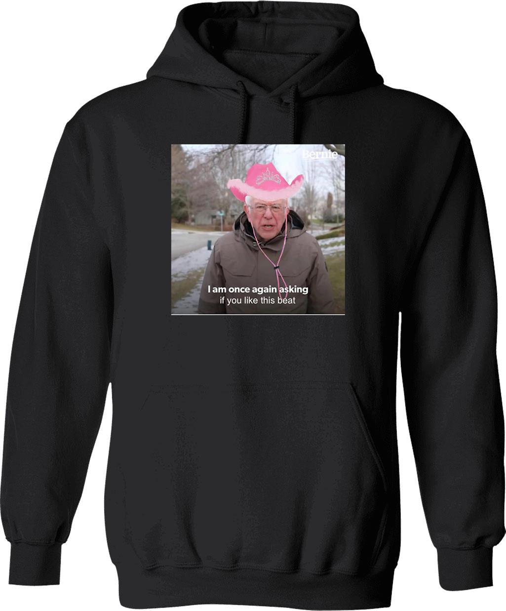 Bernie Chappell Roan Hot to Go Meme Graphic Pullover Hoodie - Black