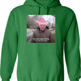 Bernie Chappell Roan Hot to Go Meme Graphic Pullover Hoodie - Green
