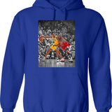 Best Duel Legends Hoodie - Retro Graphic Pullover Hoodie for Men & Women - Blue