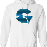 Best-GZA-Logo Graphic Pullover Hoodie - White