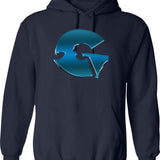 Best-GZA-Logo Graphic Pullover Hoodie - Navy