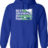 Best Grandad By Par Golf Lovers Clothes Father's Day S Hoodie - Blue