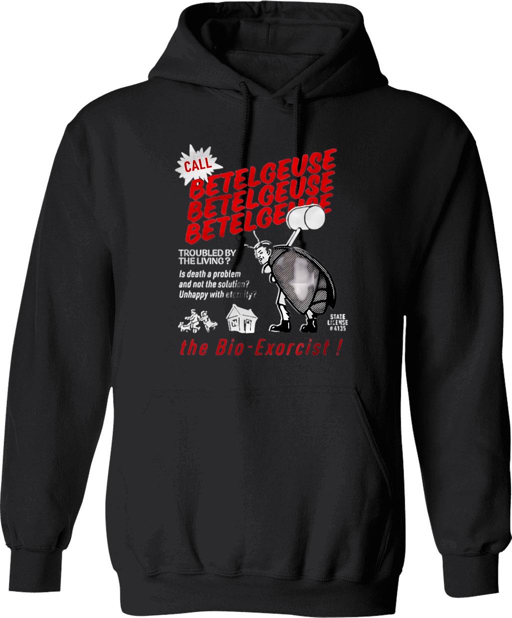 Betelgeuse Funny Hoodie - Sarcastic Humor Graphic Hoodie - Black
