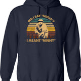 Beverly Hills Design Ninja Film - Did I Say Ninja Hoodie - Navy