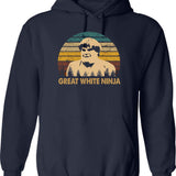 Beverly Hills Design Ninja Film - Great White Ninja Hoodie - Navy
