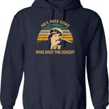 Beverly Hills Design Ninja Film - Who Shot The Couch Hoodie - Navy