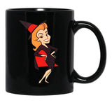 Bewitched Samantha Black Coffee Mug, Gift Coffee Mug - Black