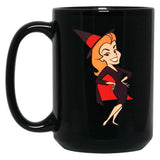 Bewitched Samantha Black Coffee Mug, Gift Coffee Mug - Black