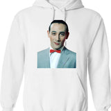 Big Adventure Nostalgia Peewee Herman Fan Art Hoodie - White