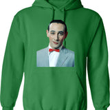 Big Adventure Nostalgia Peewee Herman Fan Art Hoodie - Green