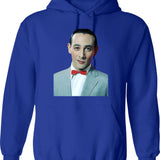 Big Adventure Nostalgia Peewee Herman Fan Art Hoodie - Blue