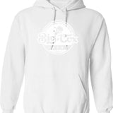 Big Cox Farms Hoodie - Retro Graphic Pullover Hoodie for Men & Women - White