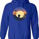 Big Lez Show Retro Vintage Beach Druggo Funny Cute Big Lez Show Surfing Funny Bigfoot Hoodie - Blue