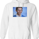 Bill Haverchuk Hoodie - Retro Graphic Pullover Hoodie for Men & Women - White