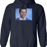 Bill Haverchuk Hoodie - Retro Graphic Pullover Hoodie for Men & Women - Navy