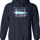 Billingsley's Outrigger - Laguna Beach Ca Hoodie - Navy
