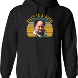 Billy Gerhardt Boss - Billy Is A Boss Funny Meme Hoodie - Black