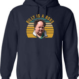 Billy Gerhardt Boss - Billy Is A Boss Funny Meme Hoodie - Navy
