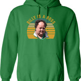 Billy Gerhardt Boss - Billy Is A Boss Funny Meme Hoodie - Green