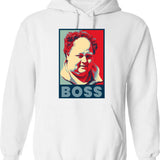 Billy Gerhardt Boss Funny Meme Hoodie - Sarcastic Humor Graphic Hoodie - White