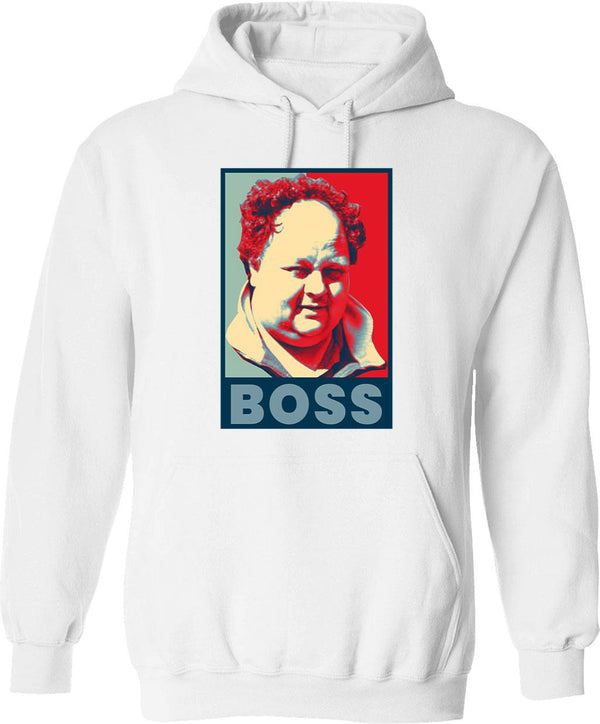 Billy Gerhardt Boss Funny Meme Hoodie - Sarcastic Humor Graphic Hoodie - White