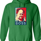 Billy Gerhardt Boss Funny Meme Hoodie - Sarcastic Humor Graphic Hoodie - Green