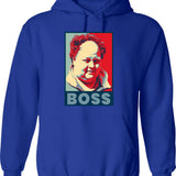 Billy Gerhardt Boss Funny Meme Hoodie - Sarcastic Humor Graphic Hoodie - Blue