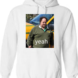 Billy Gerhardt Meme Funny Island Hoodie - Sarcastic Humor Graphic Hoodie - White