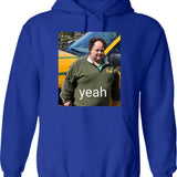 Billy Gerhardt Meme Funny Island Hoodie - Sarcastic Humor Graphic Hoodie - Blue