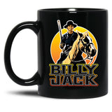 Billy Jack One Man Becomes The Law Black Coffee Mug, Gift Coffee Mug