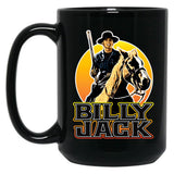 Billy Jack One Man Becomes The Law Black Coffee Mug, Gift Coffee Mug - Black