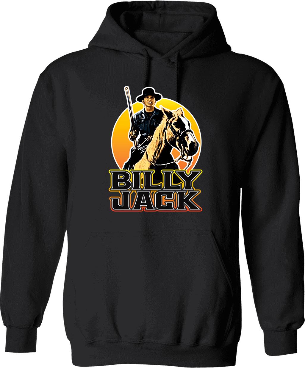 Billy Jack One Man Becomes The Law Graphic Pullover Hoodie - Black