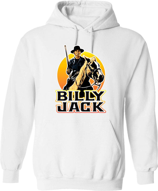 Billy Jack One Man Becomes The Law Graphic Pullover Hoodie - White