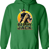 Billy Jack One Man Becomes The Law Graphic Pullover Hoodie - Green