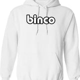 Binco Clothing Store Thrift Shop Retailer Logo From Los Santos San Andreas Hoodie - White