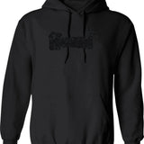 Bird Photographer - Bird Perched On A Long Lens Camera Hoodie - Black