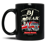 Bj And The Bear Trucking Company Black Coffee Mug, Gift Coffee Mug