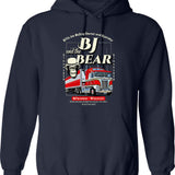 Bj And The Bear Trucking Company Graphic Pullover Hoodie - Navy