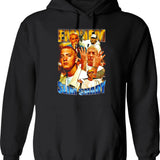Bl92n4m16b Hoodie - Retro Graphic Pullover Hoodie for Men & Women - Black