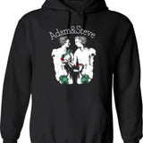 Black Matter Adam And Steve Hoodie - Retro Graphic Pullover Hoodie for Men & Women - Black