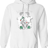 Black Matter Adam And Steve Hoodie - Retro Graphic Pullover Hoodie for Men & Women - White