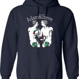 Black Matter Adam And Steve Hoodie - Retro Graphic Pullover Hoodie for Men & Women - Navy